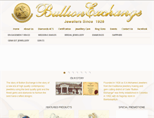 Tablet Screenshot of bullionexchange.lk